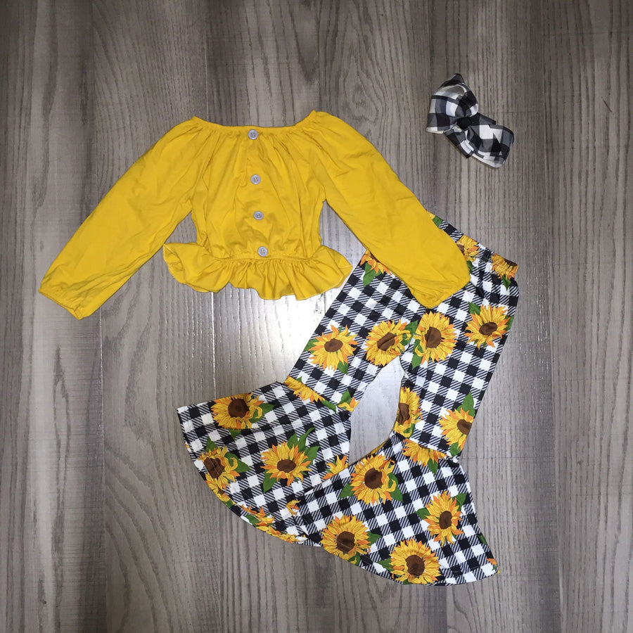 Baby Girl&#39;s Fall Fit - Sunflower